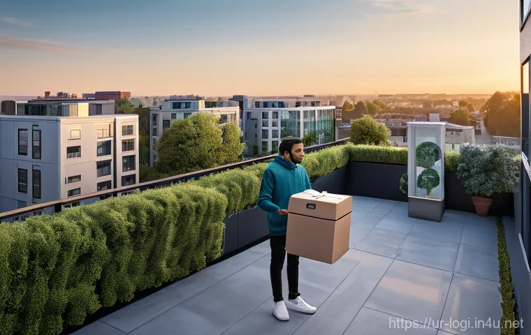 물류정보관리사와 스마트 물류 기술 - **Prompt:** "A futuristic, ultra-modern smart warehouse interior at dawn. The scene is immaculate, w...